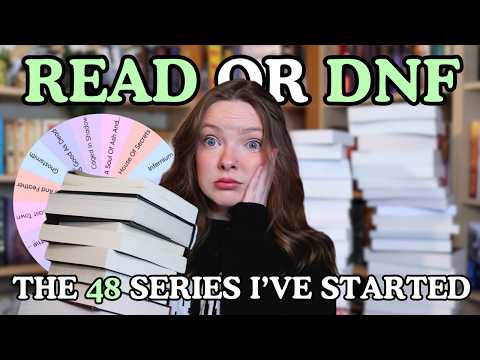 finishing every series I'm in the middle of ❤️‍🔥series clean out, read or dnf episode