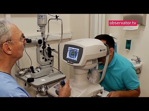 Medic care tratează vederea
