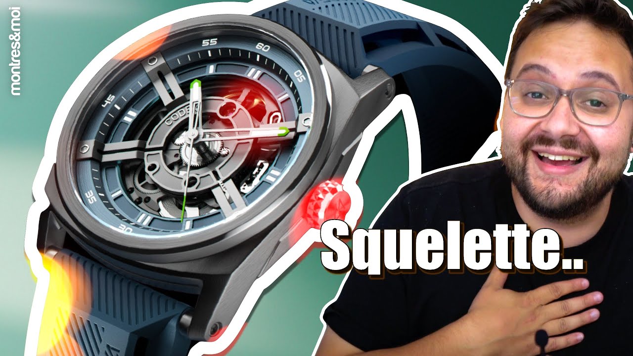 Montre Squelette CODE41 Anomaly T4 (tout nouveau tout chaud)