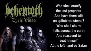 Behemoth - Messe Noire (LYRICS / LYRIC VIDEO)