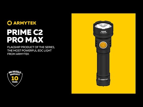 Armytek Prime C2 Pro Max — Prime series flagship product, powerful long-throw light for every day