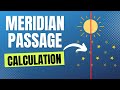 Meridian Passage Celestial Navigation Merchant Navy Marine Knowledge Celestial Sun Moon