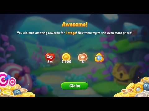 @Fishdom 12292 - 12294, Challenge Level 2 Stage 1