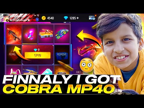 I GOT NEW COBRA MP40 😍│ FREE FIRE MAX 🔥