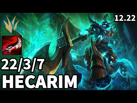 Hecarim Jungle vs Graves - EUW Master | Patch 12.22
