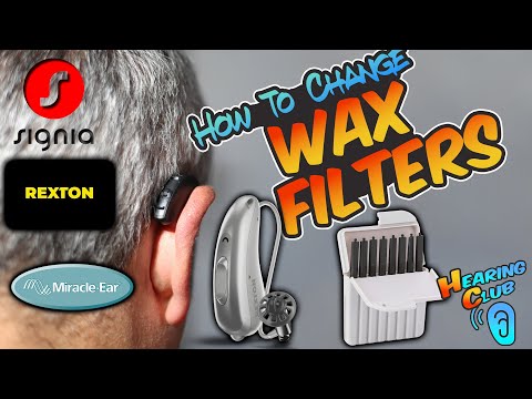How To Change Rexton Signia & Miracle Ear Wax Filters