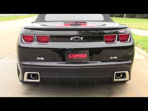 CORSA Performance Exhausts 2011 Chevy Camaro Convertible