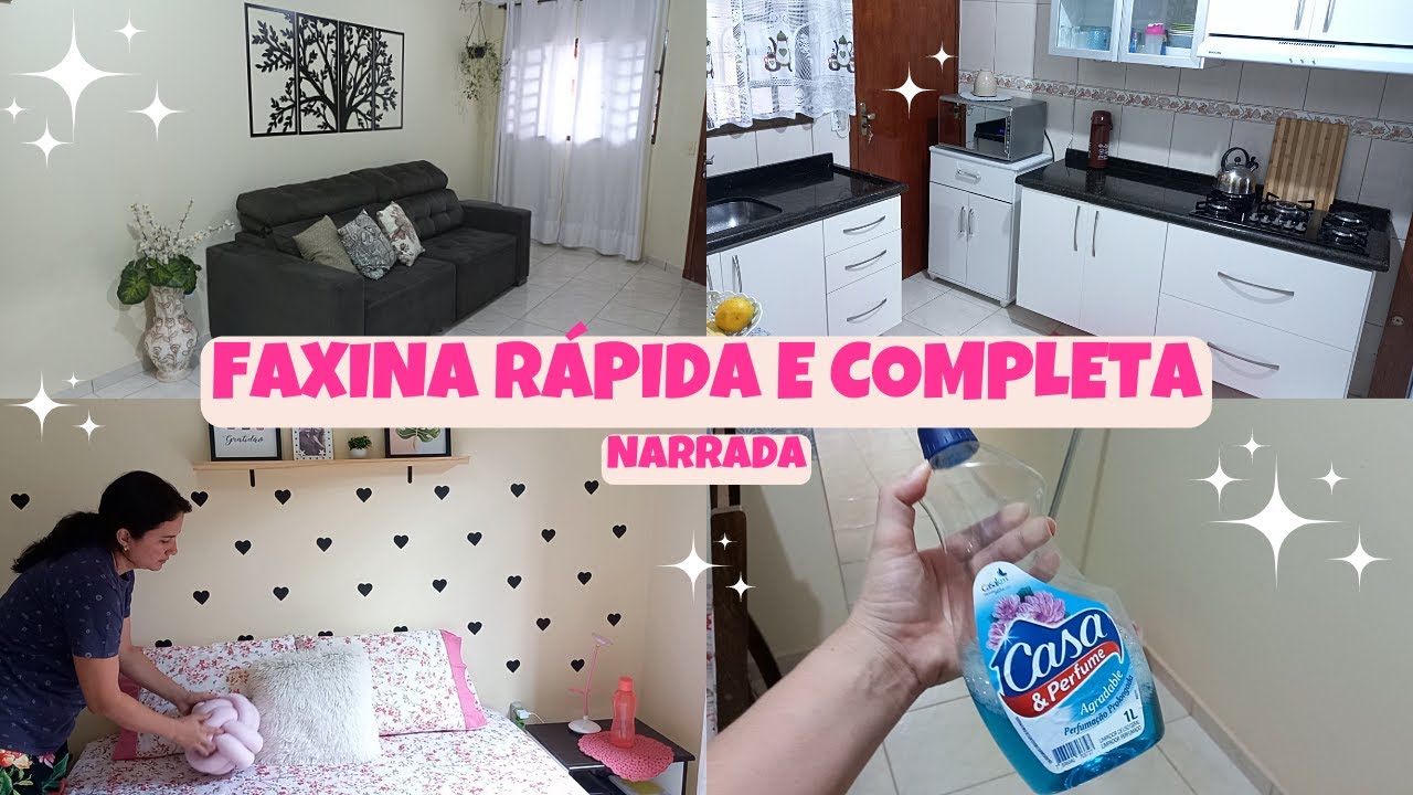 FAXINA RÁPIDA SEMANAL ❤ FAXINA E FALA