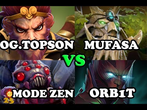 Dota 2 - TI8 Winner Topson [MK] was destroyed by 25 lvl Master tier [Broodmother] | 7.19C |