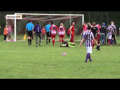 Schlägerei nach Unterligaderby - Proleb gegen Niklasdorf 2013