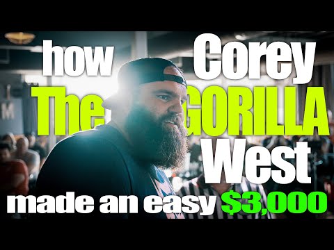 Corey “The GORILLA” West Making Easy Work in Branson | Rock the Dock Armwrestling Tournament