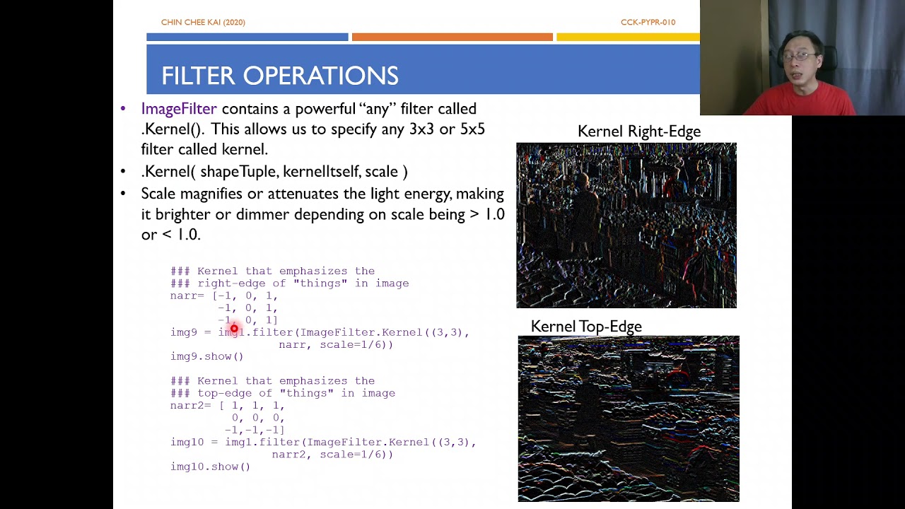Python Programming - Images T05 - Filter Kernel