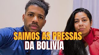 "Tivemos que sair às pressas daqui e ir para outro país."