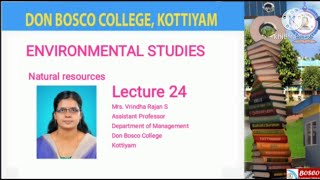 LECTURE 24- ENVIRONMENTAL STUDIES- LAND RESOURCES-LAND DEGRADATION