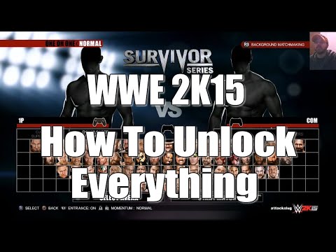 WWE 2K15 PS4 - How To Unlock Everything
