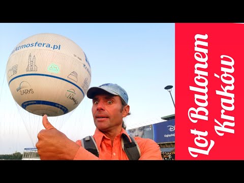LOT BALONEM, KRAKÓW, DOBRA Atmosfera 120 m. wzwyż, POLSKA