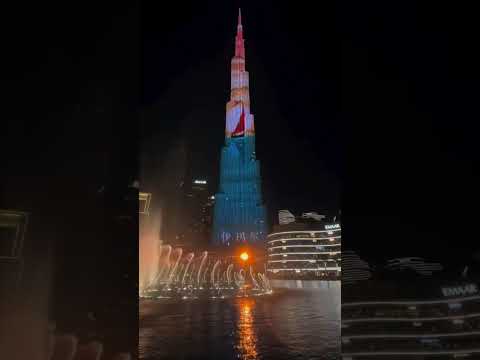 Dubai City Burj Khalifa Emaar Beautiful Beach Road On Thodi Si Defini #shorts #viralreels #trending