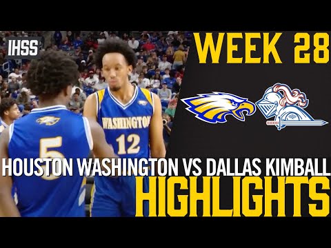 Intense High School Basketball Final: Washington vs. Kimball Highlights