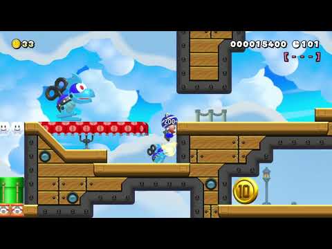 ★☆Conflict Air Ship☆★ by 𝝿/∞。 🍄 Super Mario Maker 2 #aei 😶 No Commentary