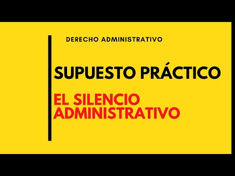 SUPUESTO PRÁCTICO. El silencio administrativo. |deadet #derechoadministrativo #oposiciones