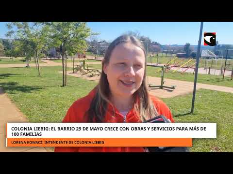 Colonia Liebig, el Barrio 29 de Mayo crece con obras y servicios para más de 100 familias