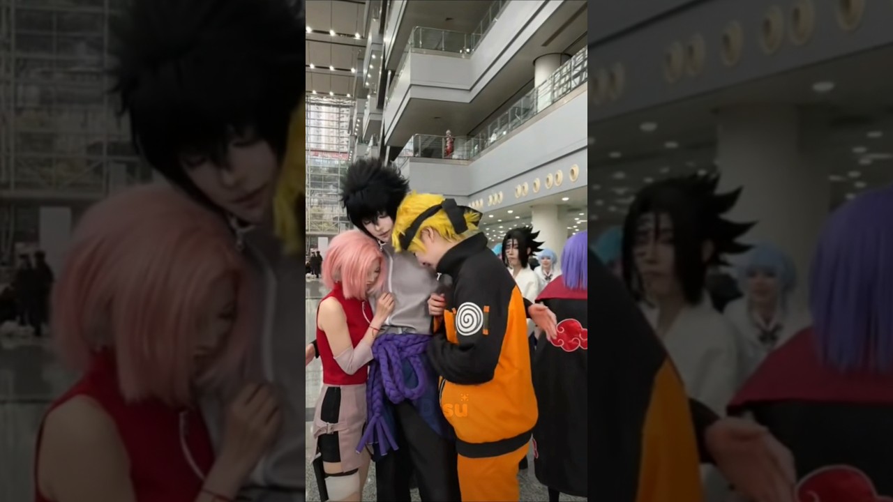 Team7🦊🍥✨️ X Cosplay✨️🥶 part 5🎀🍡💫 #youtubeshorts #dashacraft #naruto #sasuke #cosplay #team7 #shorts