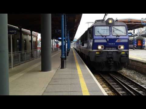 (NIEBEZPIECZNA SYTUACJA) Odjazd EP09 - 003 do Świnoujścia