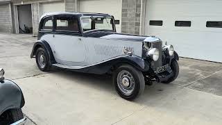 1935 Railton Eight Victoria Coupe Start Up and Test Drive