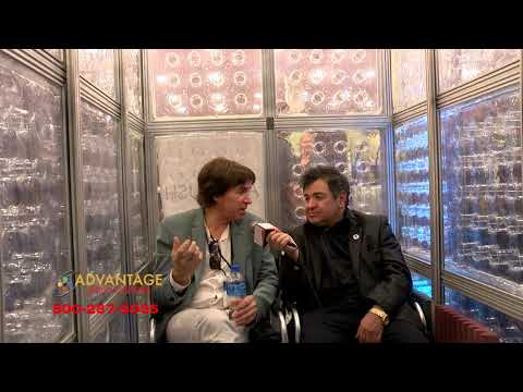 Jeffrey Stansfield of AVS interviews rep about Air-Hush  products at the 2019 NAMM Expo