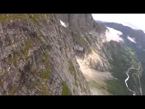 b.a.s.e. wingsuit fly.культовые экзиты норвегии-hastaba(стена троллей)