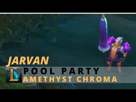 Pool Party Jarvan Amethyst Chroma - League Of Legends
