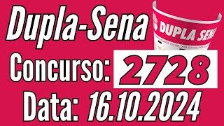 ???? Dupla Sena de hoje, Resultado Dupla Sena, Dupla Sena de hoje 16/10,