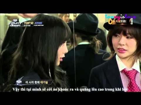 [Vietsub] 140306 Girls' Generation's Backstage Interview - 1st Place M!Countdown
