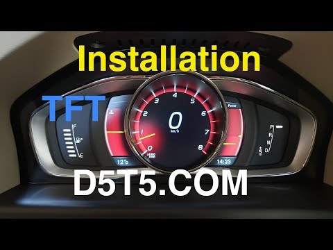 TFT Retrofit Installation. Step by Step on P3 Volvo. Do it!