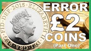 Pt.1 - £2 ERROR COINS TO LOOK FOR IN CIRCULATION WORTH ££££