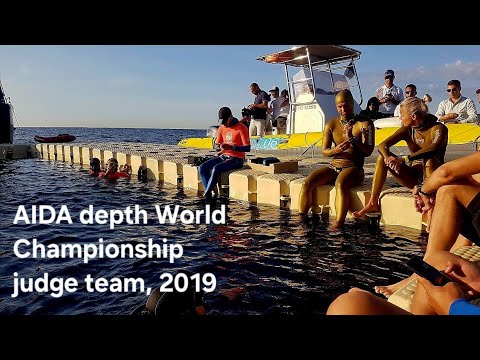 Freediving Trip AIDA Depth World Championship 2019 Compilation | Judge Team