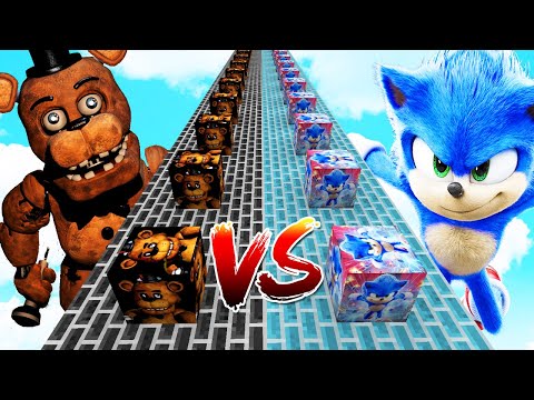 KORKUNÇ AYI FREDDY ŞANS BLOK VS SONİC ŞANS BLOK - Minecraft