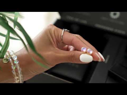 NOGU Mermaid Glass Studs | .925 Sterling Silver & Gold Vermiel