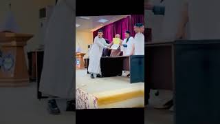 تكريم طلاب قسم الحاسوب اثر مشاركتها في فعاليات التوأمة العلمية الثقافية بين كلية التربية تيجي وكلية الآداب والتربية صبراتة