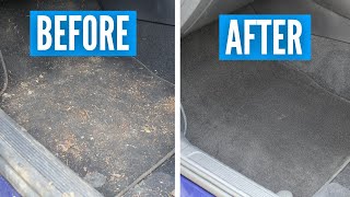 4 Different Ways to Clean Fabric Car Mats