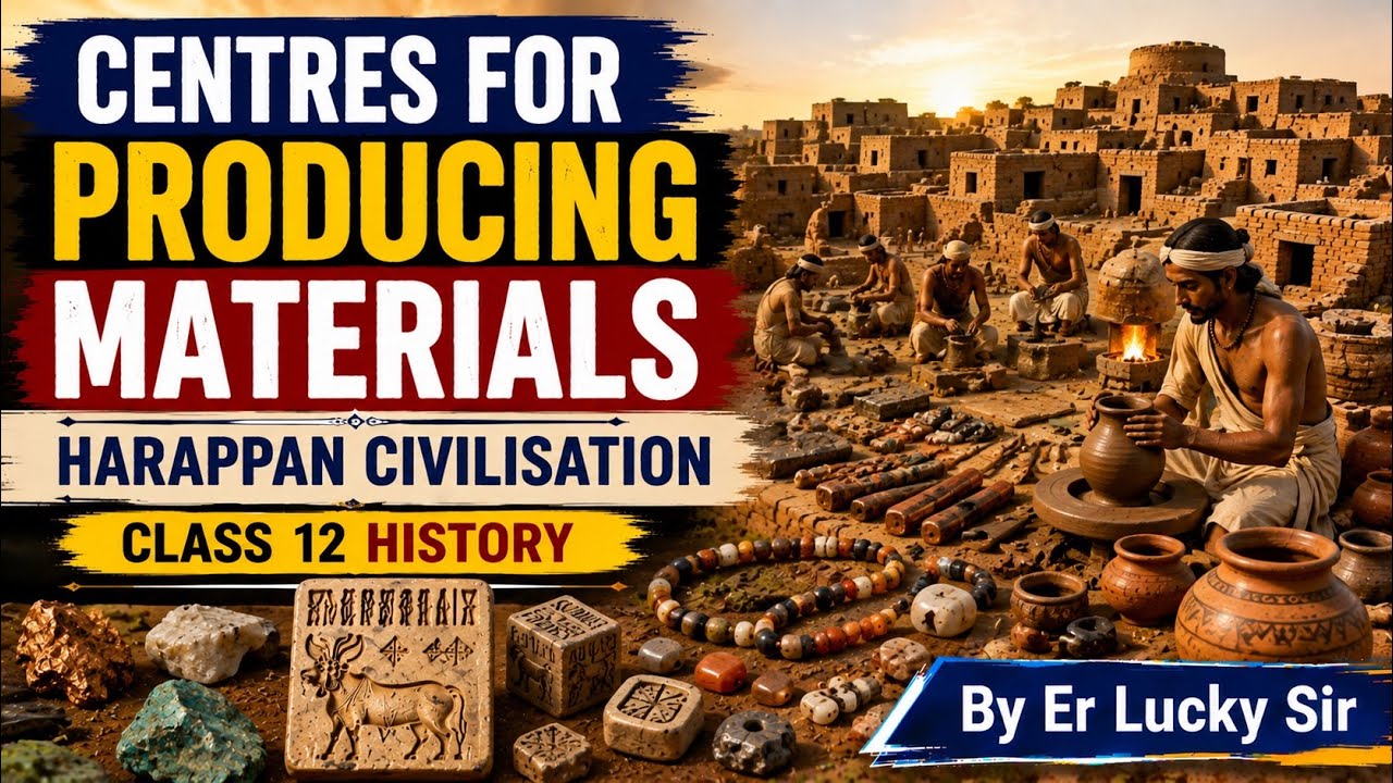 Centres for Procuring Materials | Chapter 1 Bricks Beads and Bones | Class 12 History