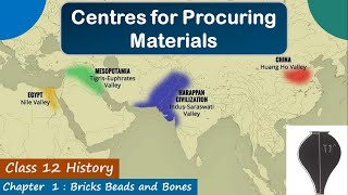 Centres for Procuring Materials | Chapter 1 Bricks Beads and Bones | Class 12 History