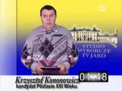 Krzysztof Kononowicz - rzetelny kandydat na prezydenta