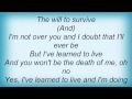 Tanya Tucker - I've Learned To Live Lyrics