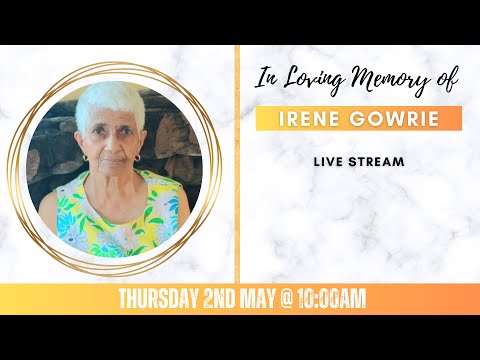 Celebrating the life of Irene Gowrie