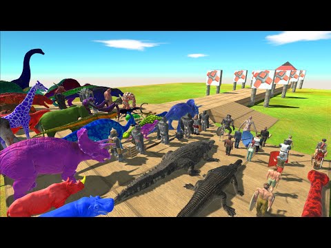 Animals Race Obstacle Small Land Mines - Animal Revolt Battle Simulator