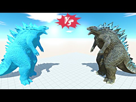 Godzillas vs Ice Godzilalls - Animal Revolt Battle Simulator | ARBS