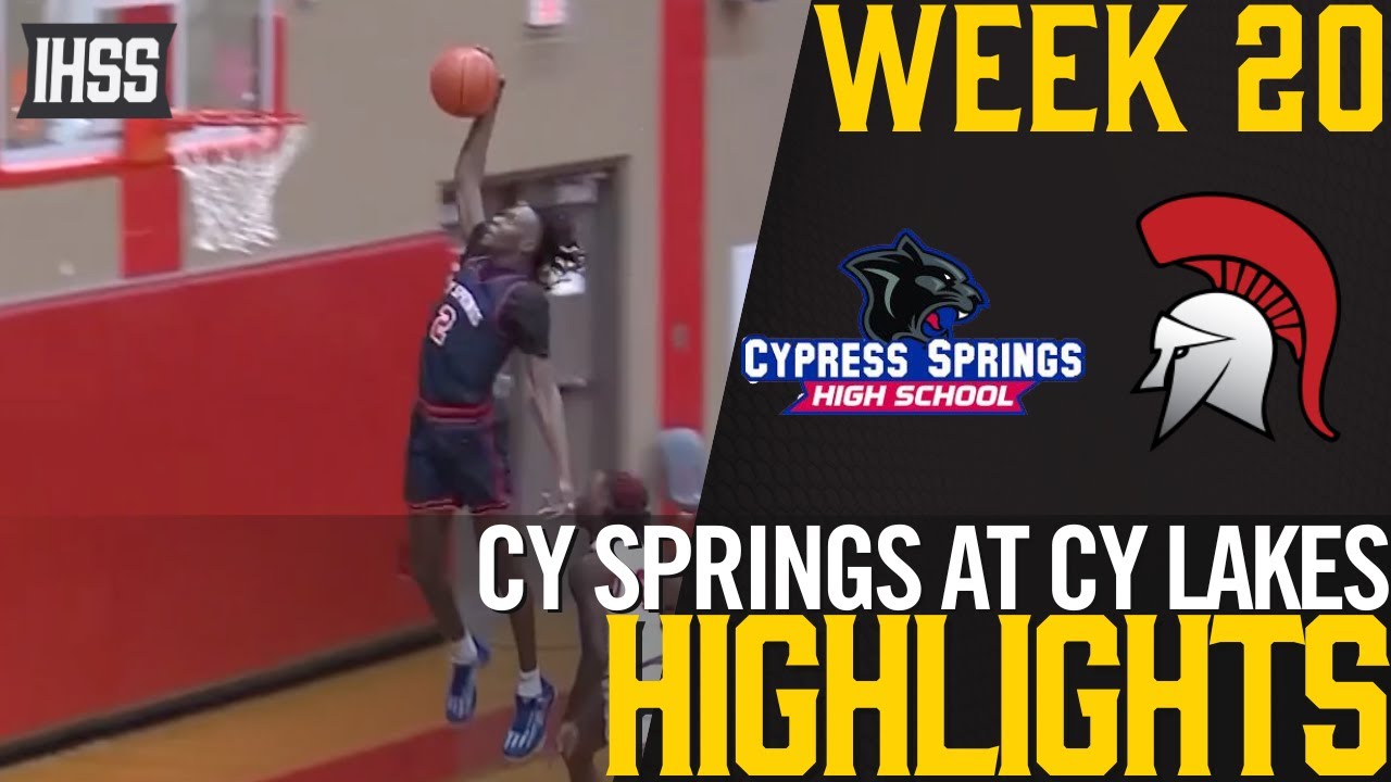 Cy Springs vs. Cy Lakes Game Highlights: Intense Rival Clash!