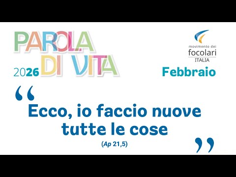 Parola di Vita Febbraio 2026