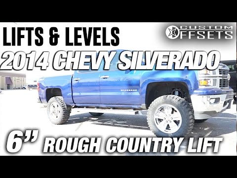 Lifts & Levels: 2014 Chevy Silverado 1500 w/ Rough Country 6\" Lift